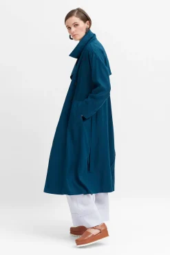 Anneli Linen Trench Coat|ELK Best