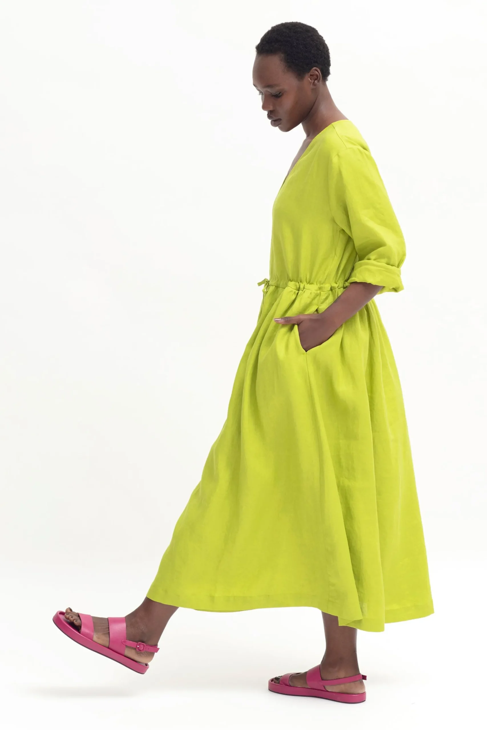 Blossa Linen Dress|ELK New