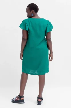 Colino Linen Dress|ELK Clearance