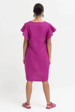 Colino Linen Dress|ELK Clearance