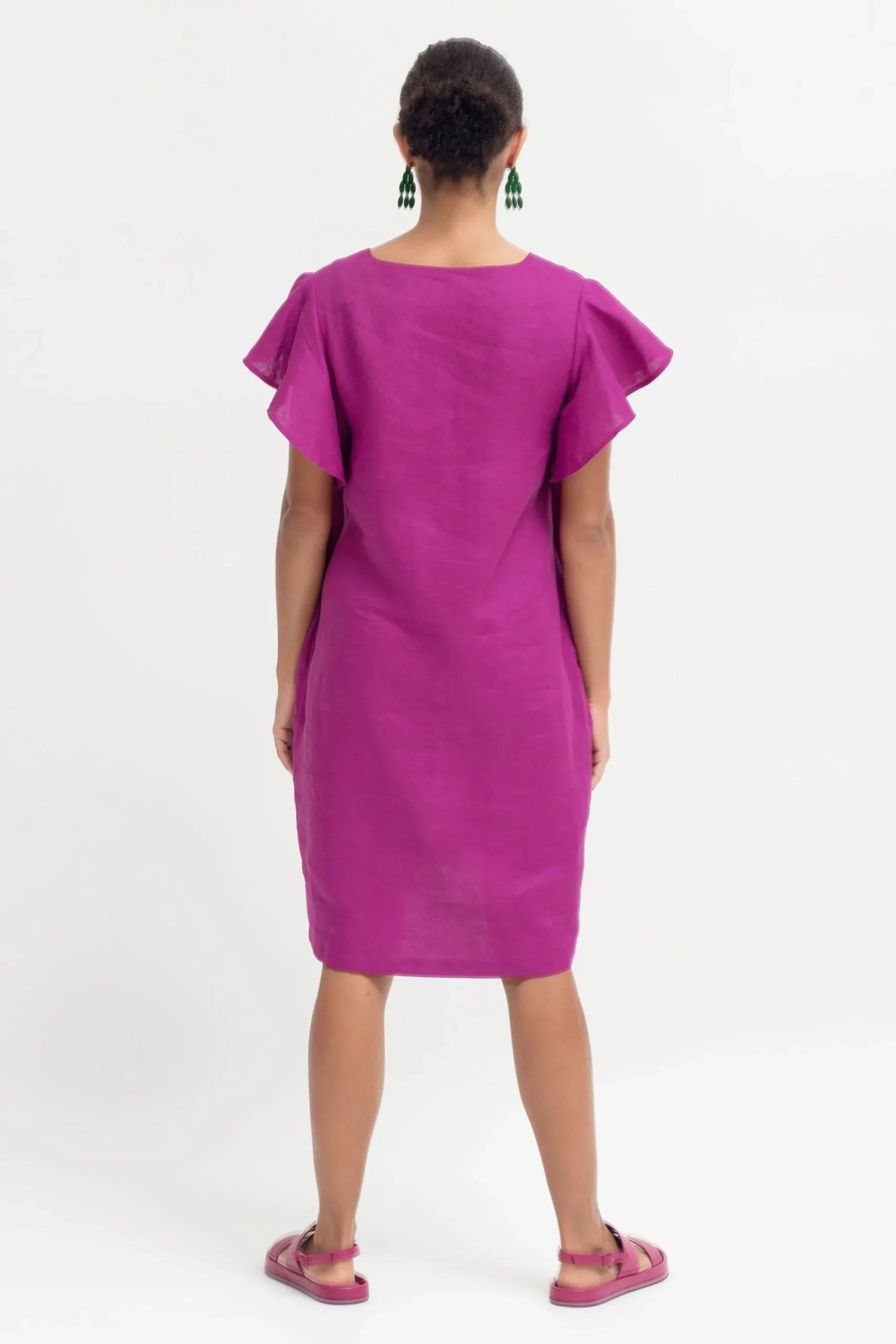 Colino Linen Dress|ELK Clearance