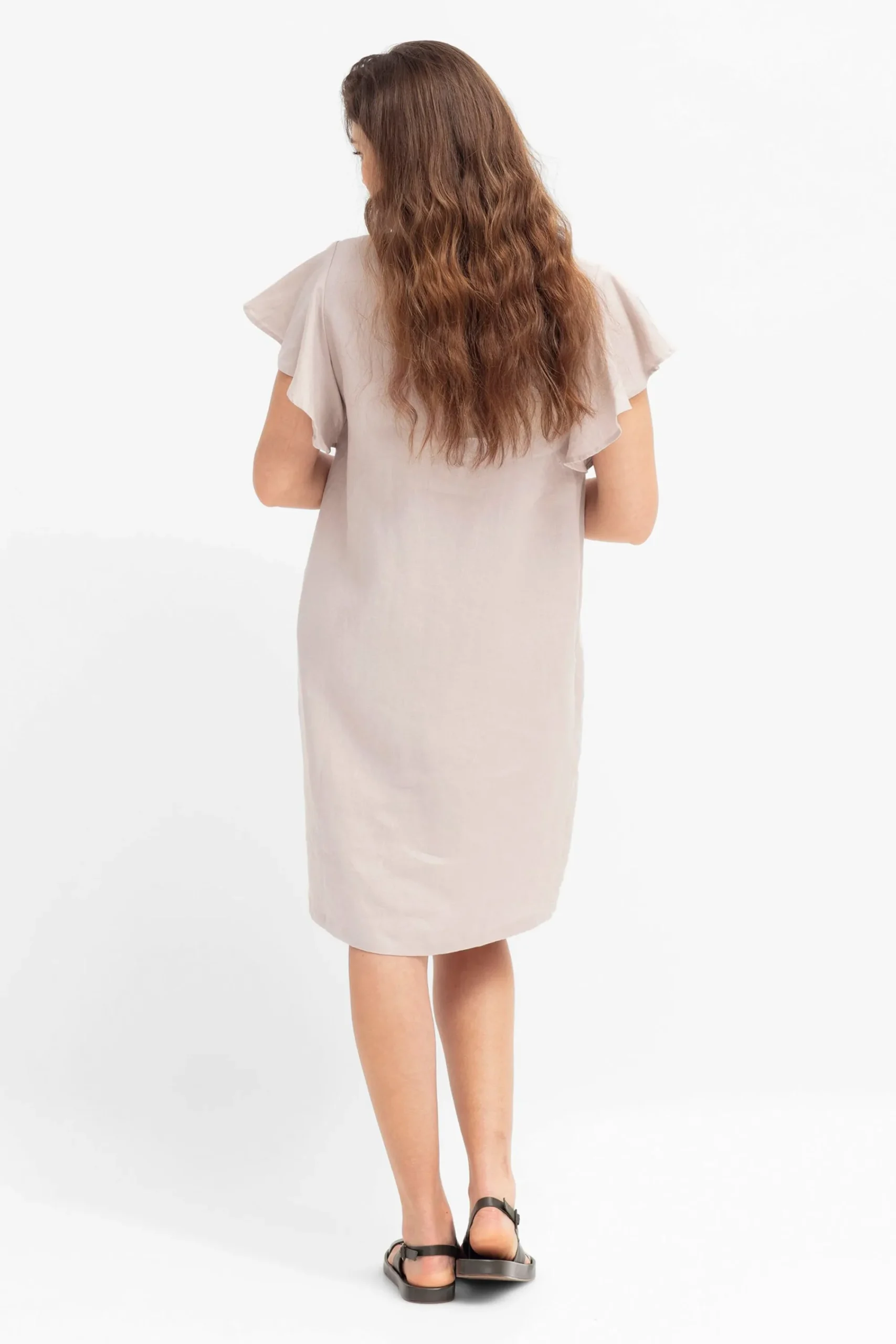 Colino Linen Dress|ELK Clearance