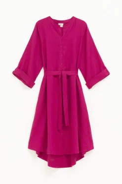 Elev Linen Shirt Dress|ELK Discount
