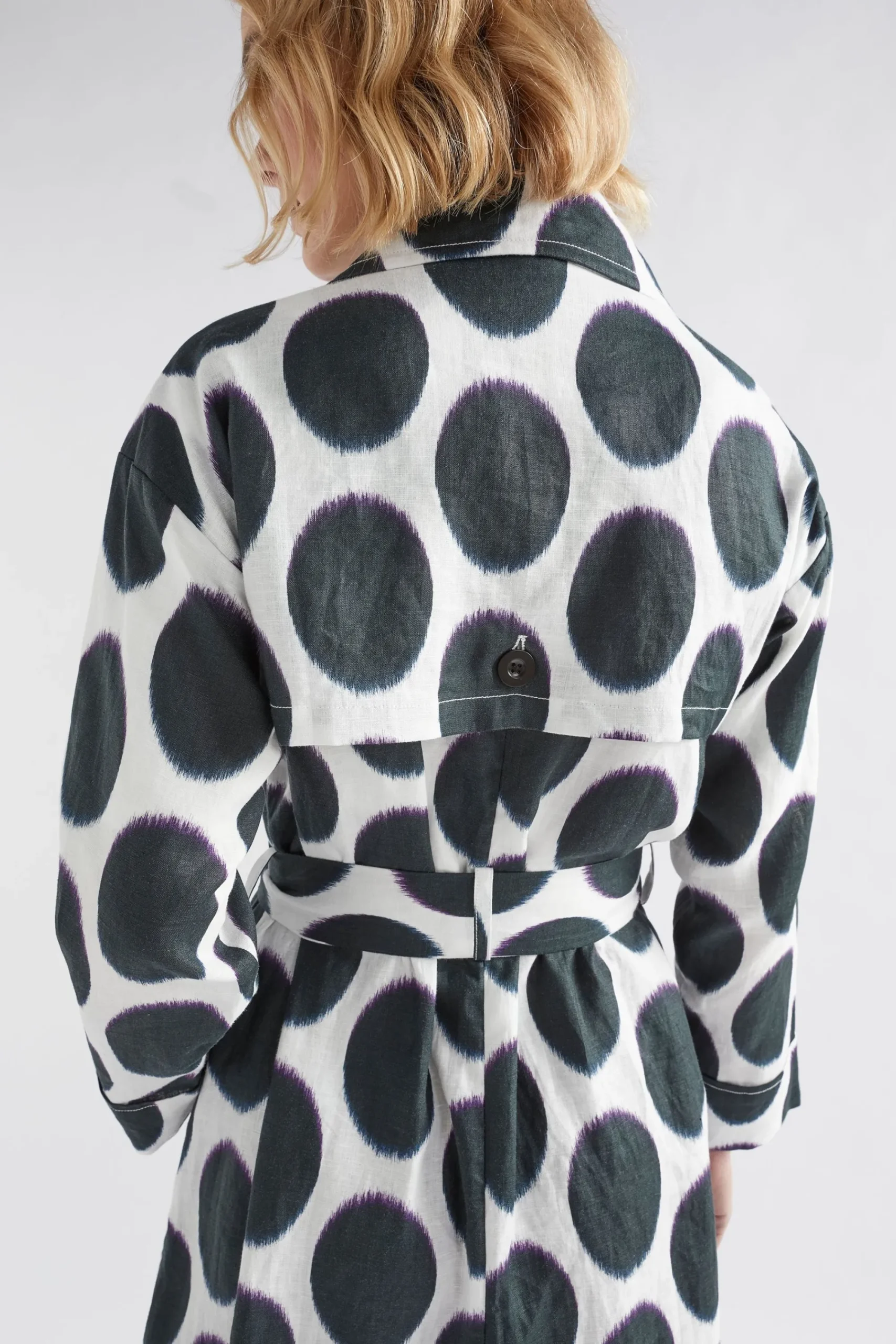 Ero Linen Trench Coat|ELK Outlet