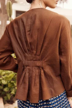 Fiene Linen Jacket|ELK Outlet