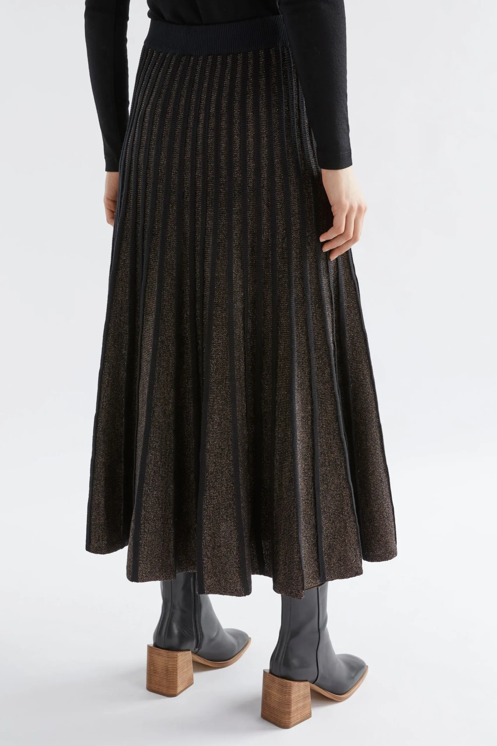 Glittra Metallic Skirt|ELK Outlet