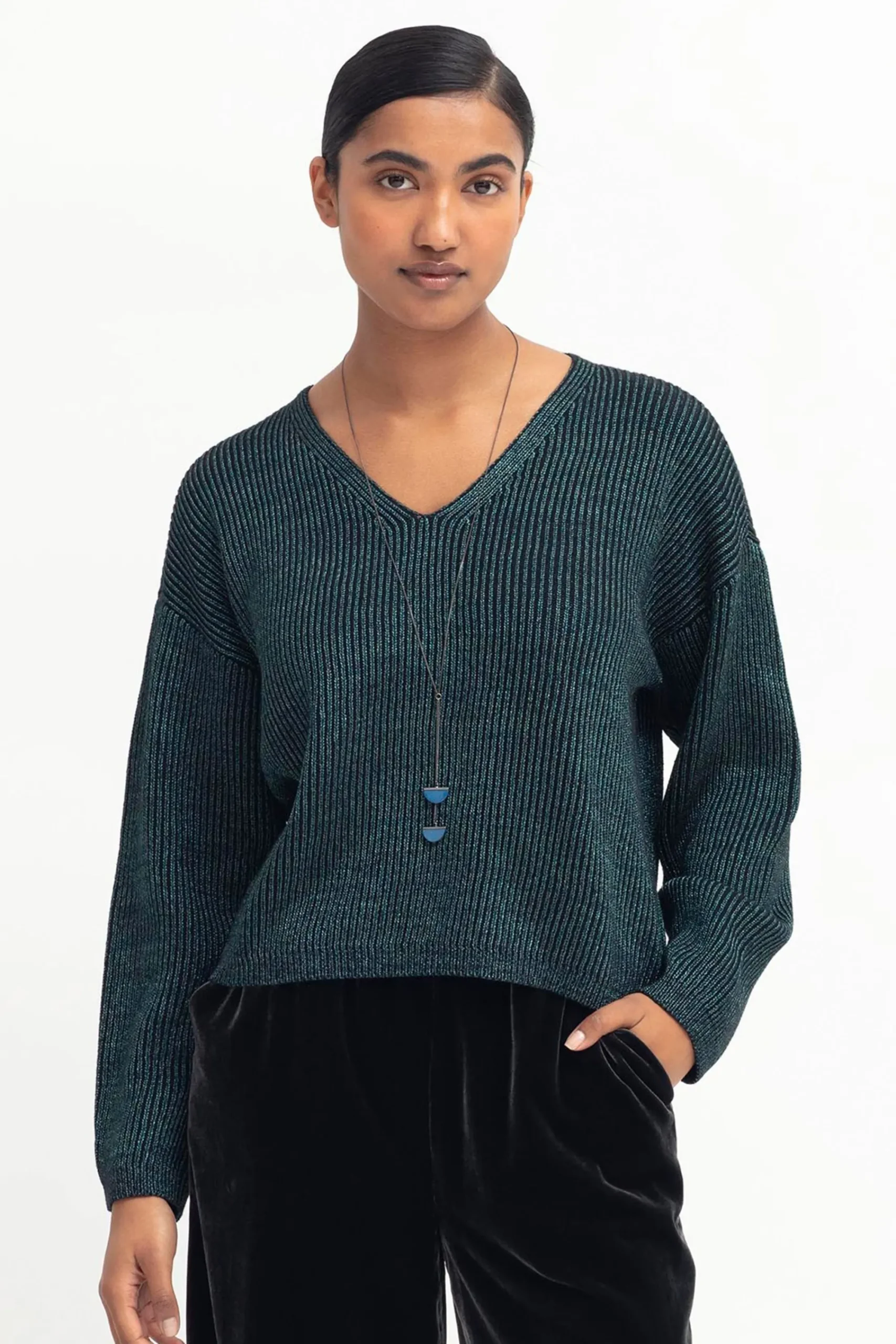 Glittra Metallic Sweater|ELK Online