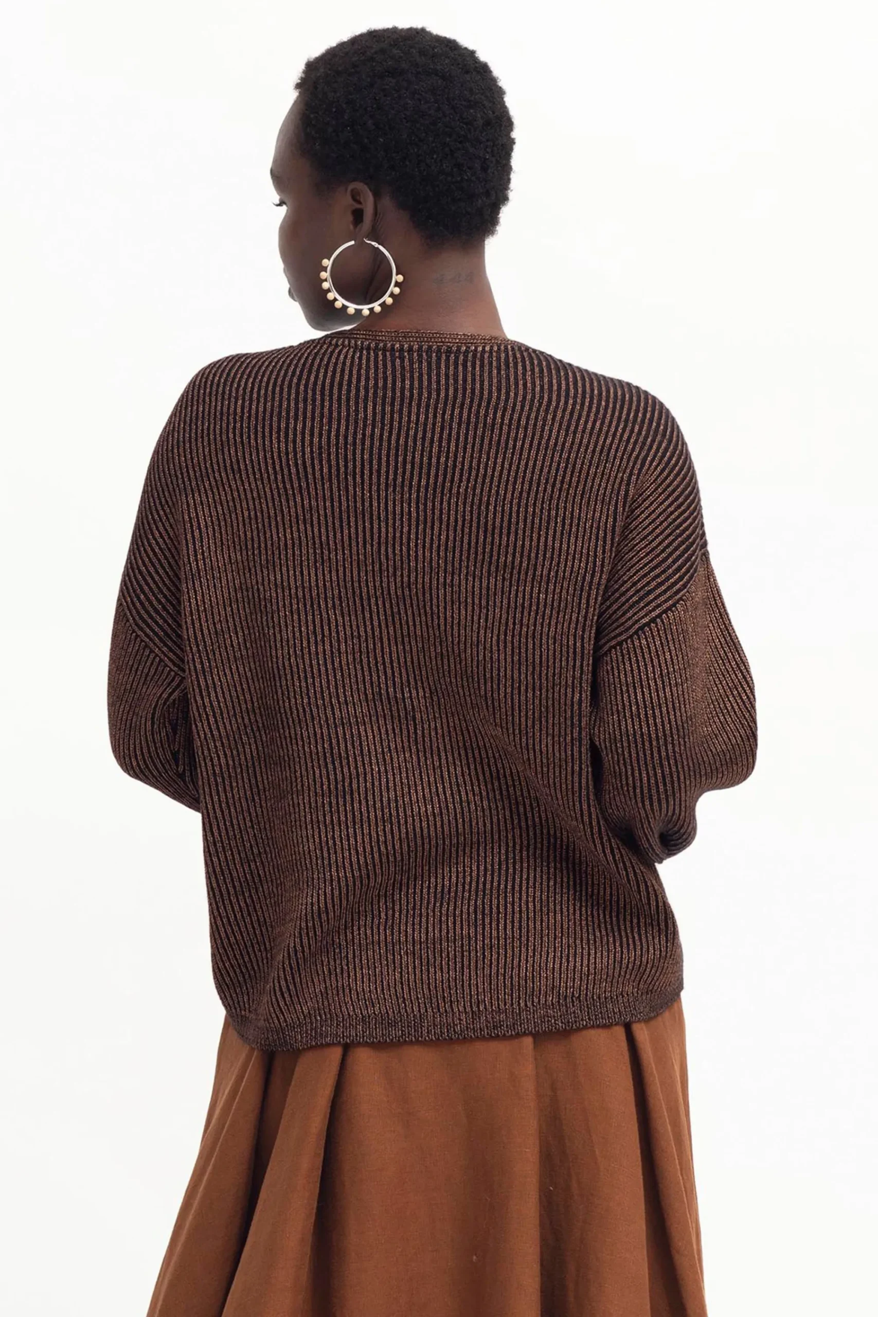 Glittra Metallic Sweater|ELK Online