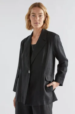 Ilona Linen Blazer|ELK Outlet