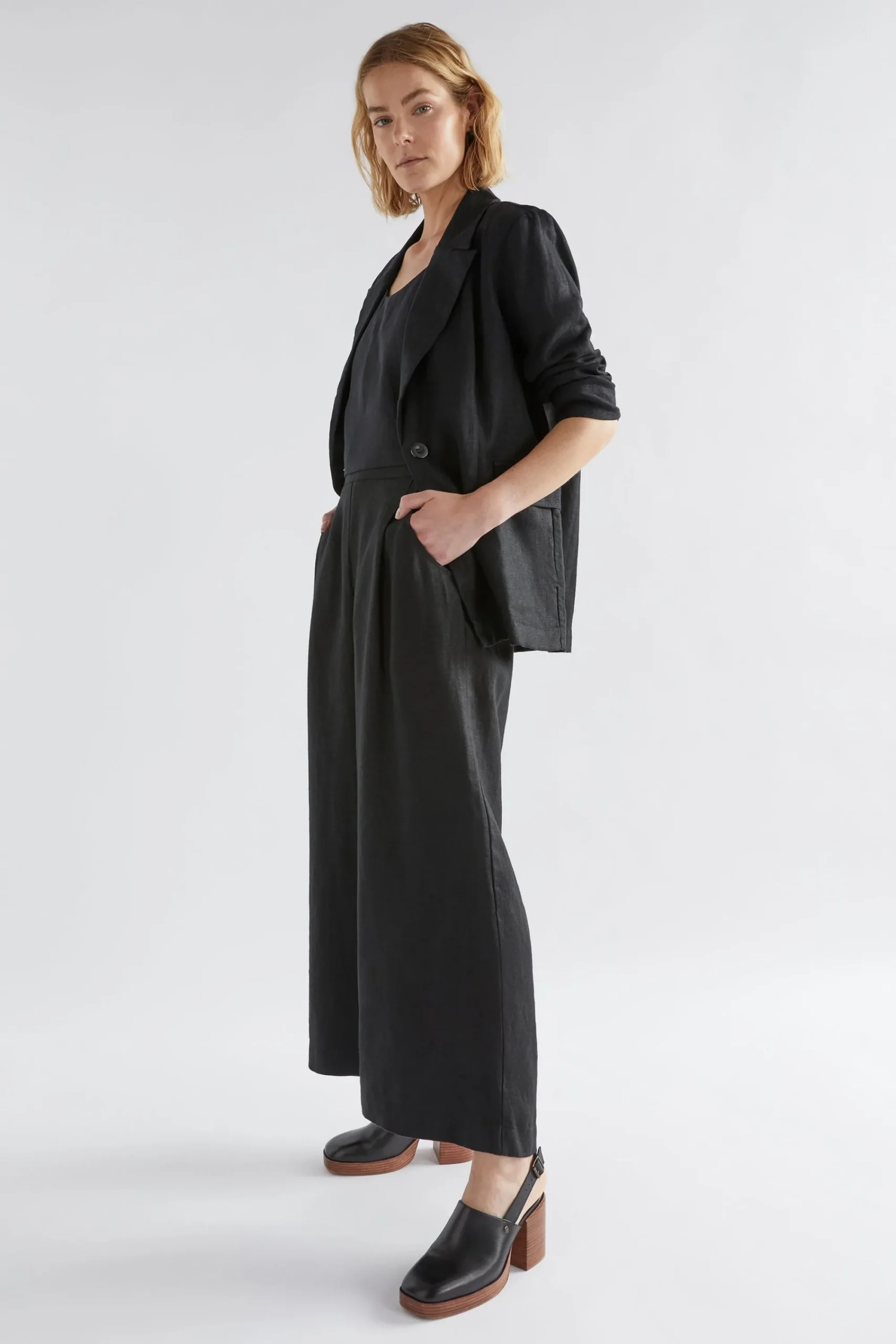 Ilona Linen Blazer|ELK Outlet