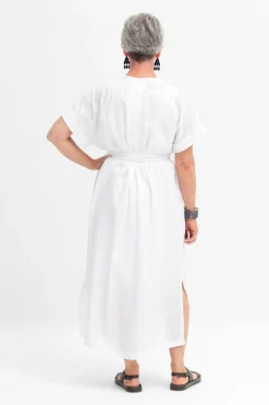 Mies Linen Shirt Dress|ELK Online