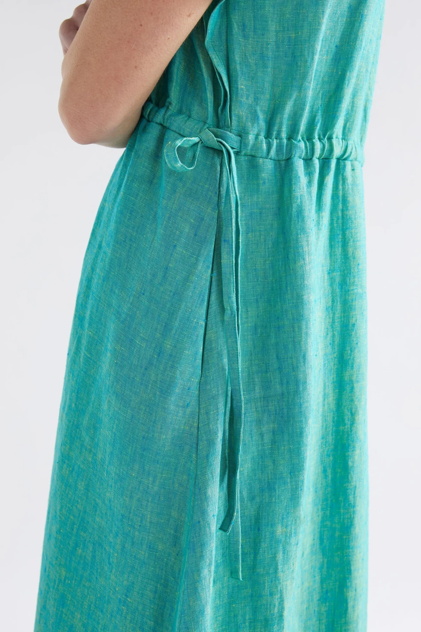 Sav Linen Midi Dress|ELK