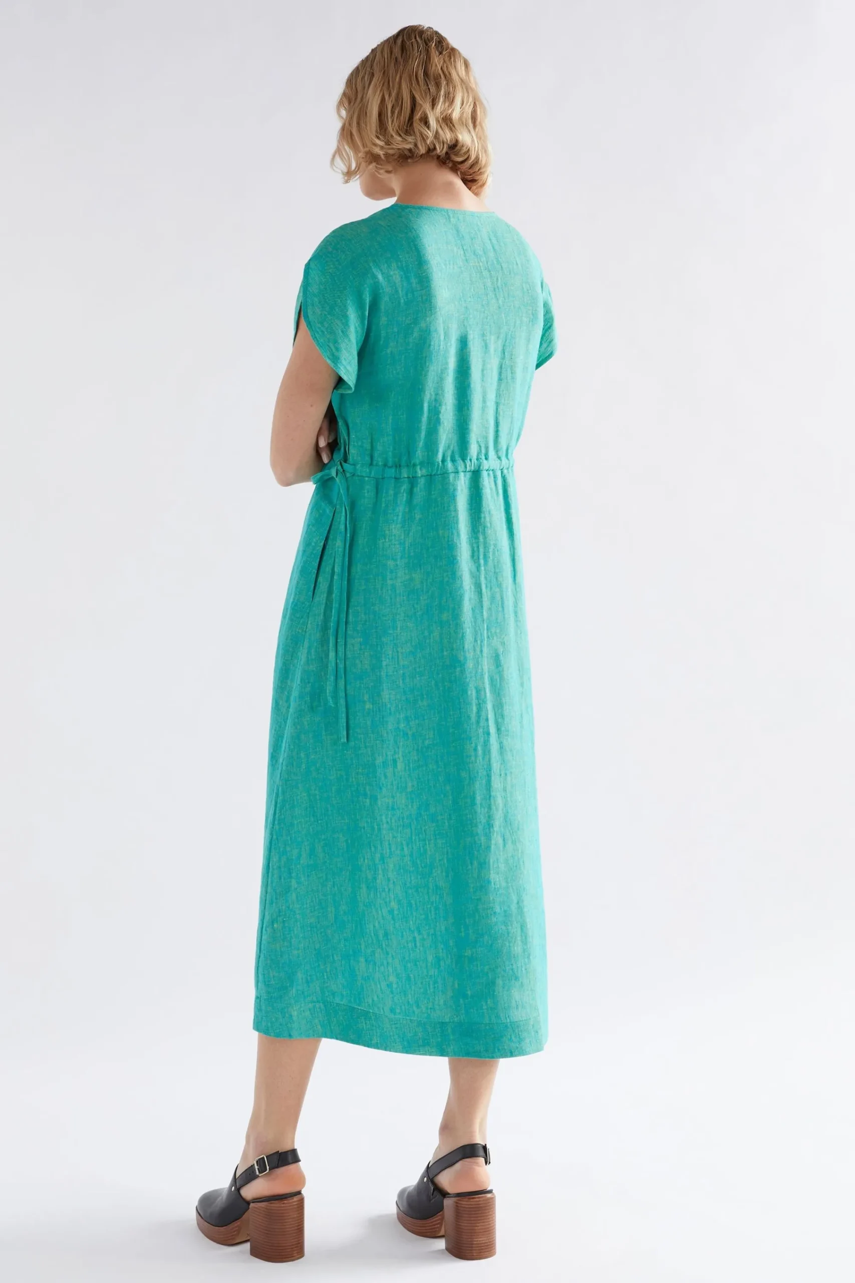 Sav Linen Midi Dress|ELK