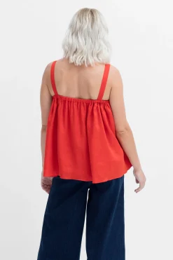 Tia Linen Tank|ELK New