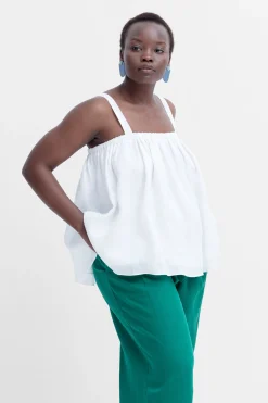 Tia Linen Tank|ELK New