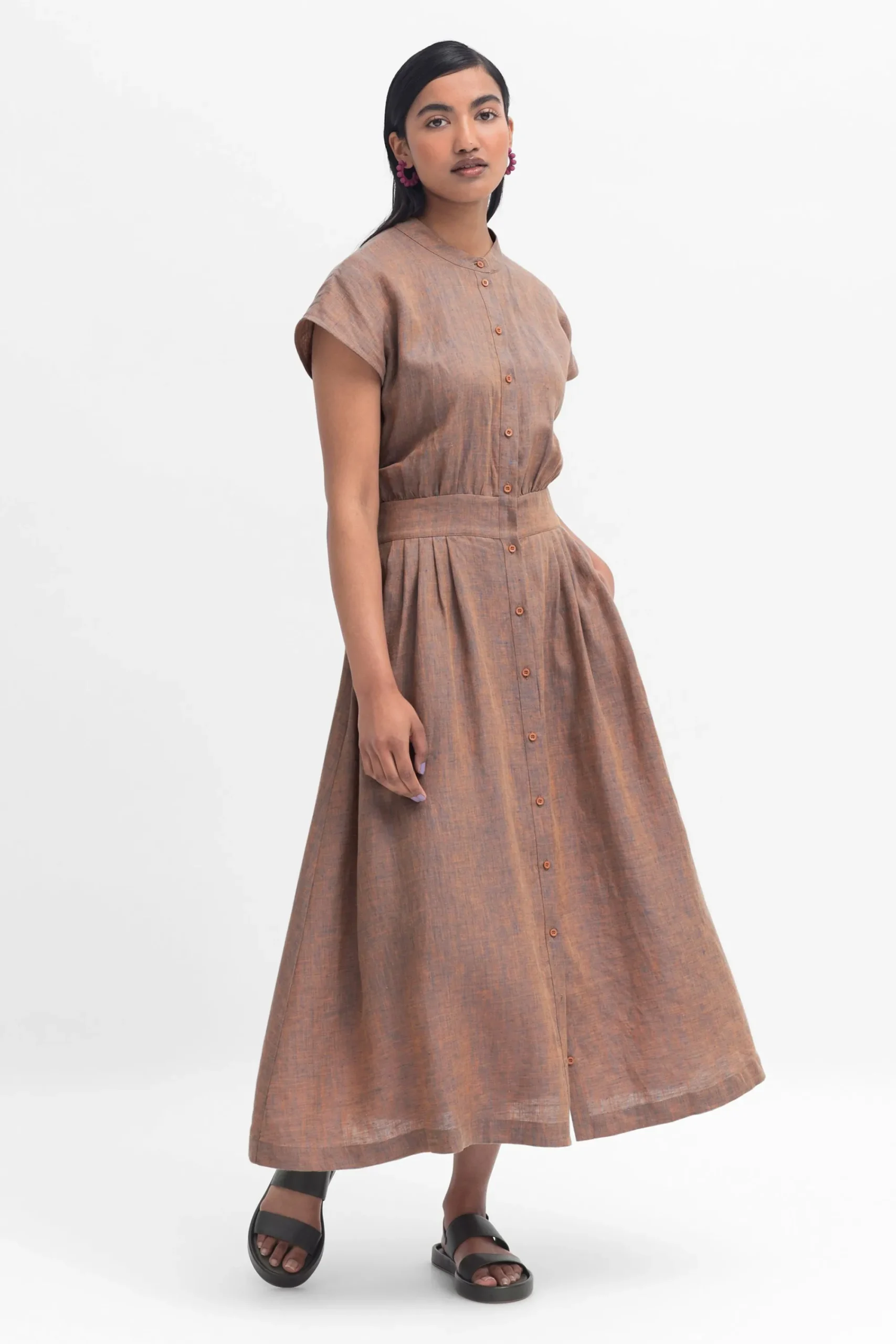 Vlek Linen Dress|ELK