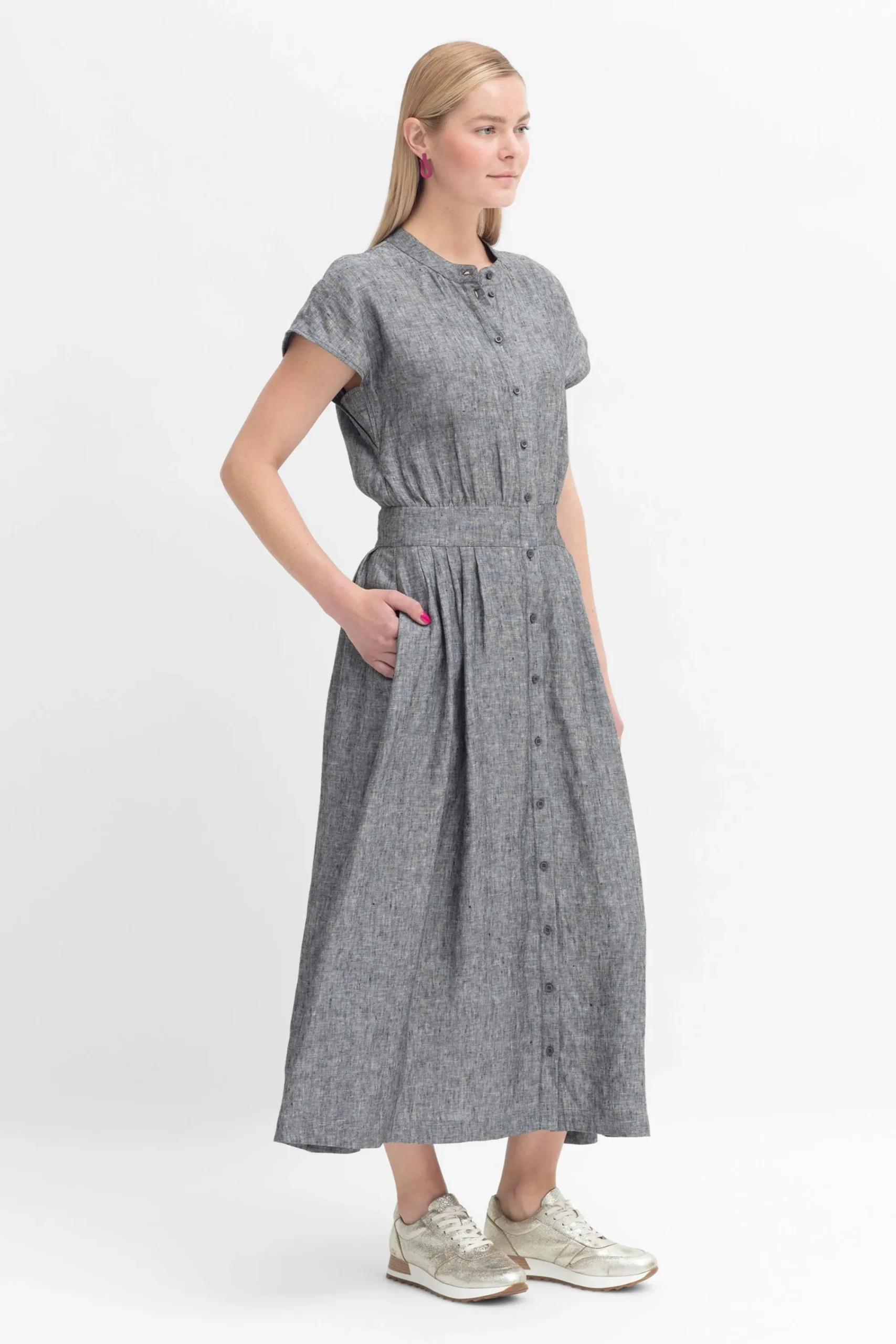Vlek Linen Dress|ELK