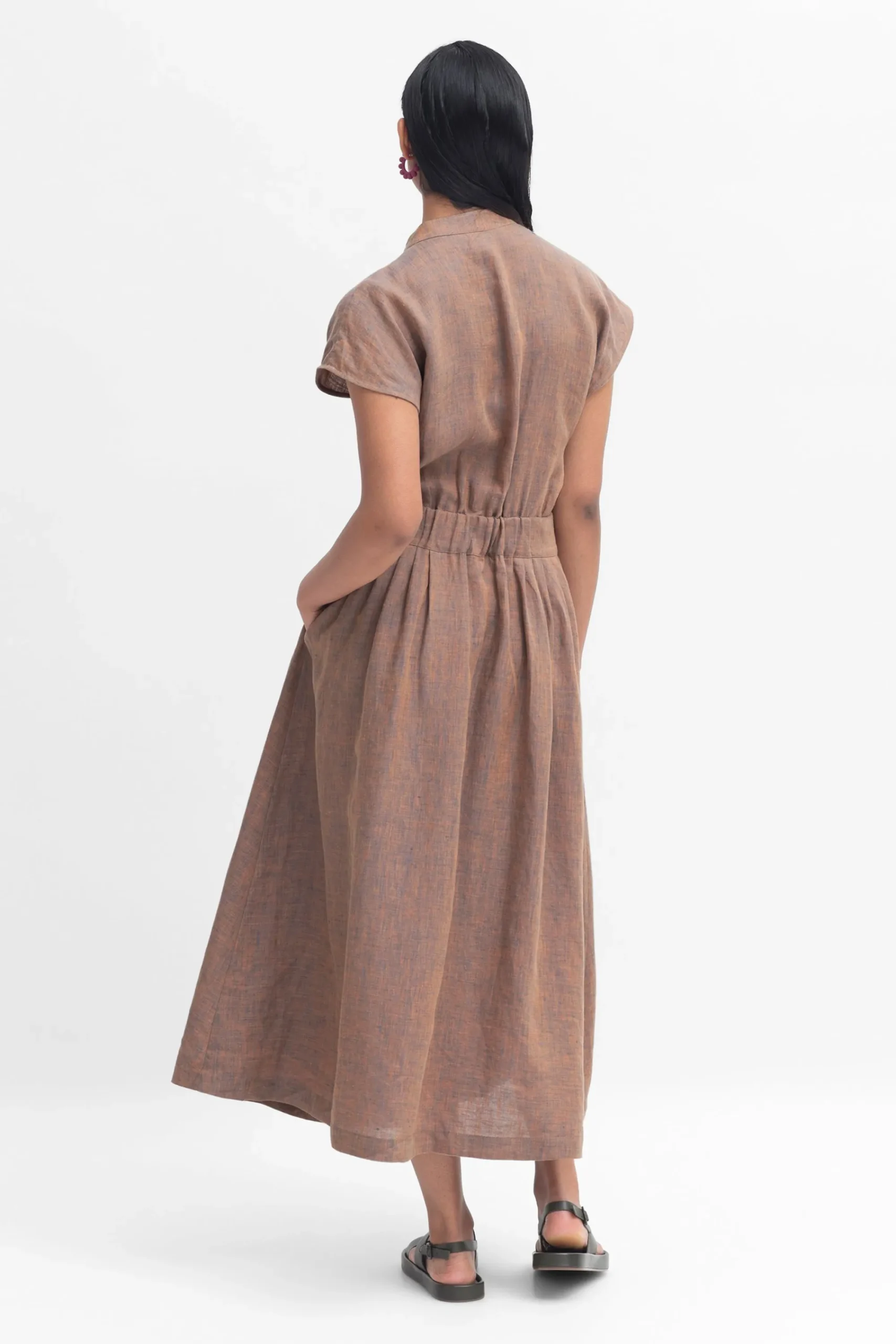 Vlek Linen Dress|ELK